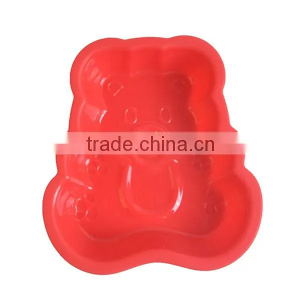 silicone bear cake mold, children cake mold, baking mold, silicone tableware, oven mold