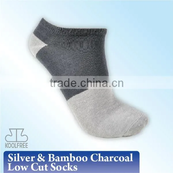 (60081) Bamboo Charcoal Men Low Cut Socks