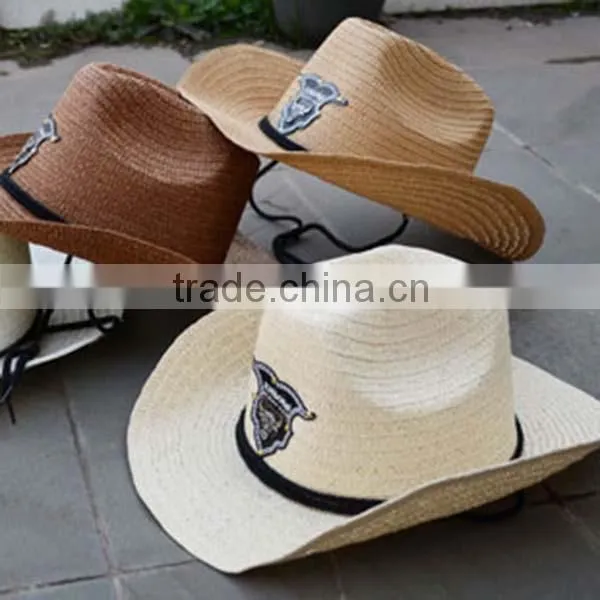 Plain Wholesale Cowboy Straw Hat