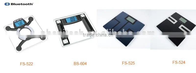 Free APP Wireless Bluetooth Body Fat Scale Support with Ios/Android System