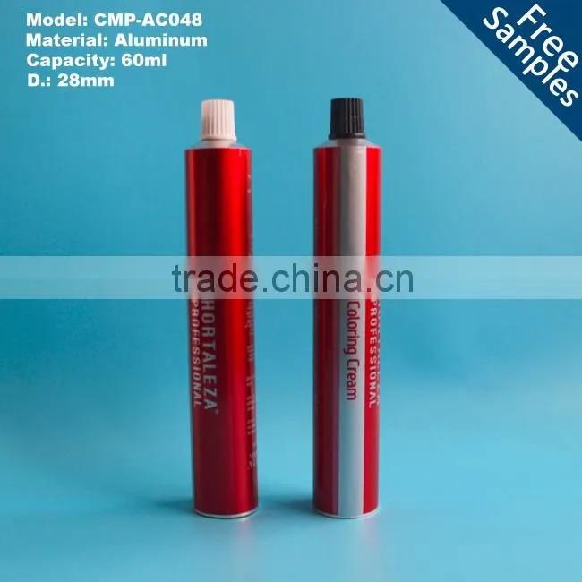 Frosted customize Usage and Aluminum Material Empty Tubes