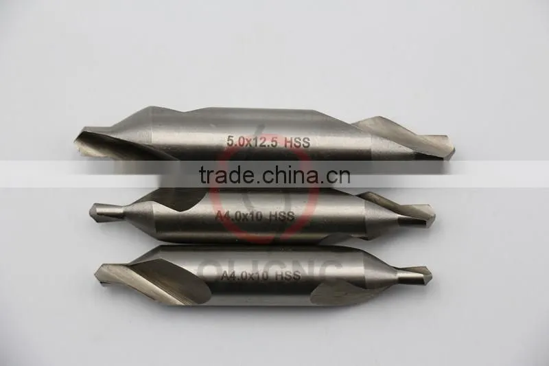 Plain Type Extra Long DIN333A Hss Center Drills