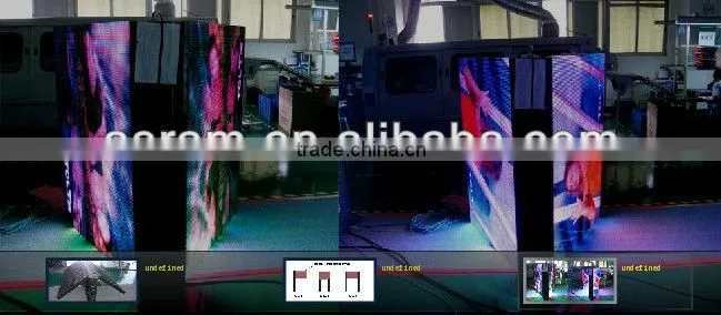 P10 double sides led display for outdoor