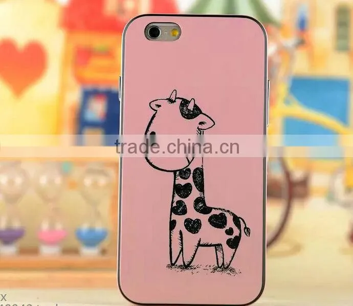 Customized unpolished case for iphone 6 plus
