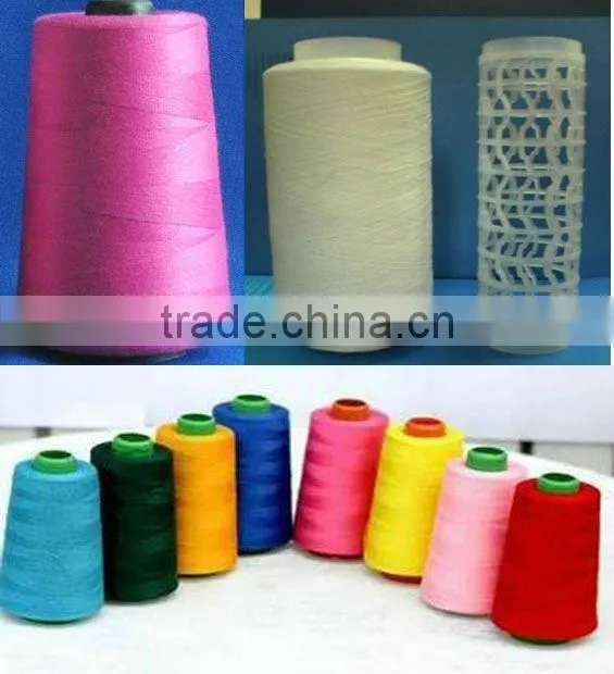 factoty for sewing 100% Spun Polyester Sewing Thread 40/2 raw white and color