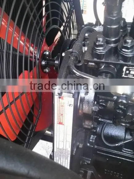 70kw engine oil flooded twin screw 5 m3/min diesel air compressor
