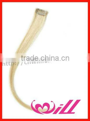 Best Selling Indian Human Hair White Remy Hair Clip In Hair Extension