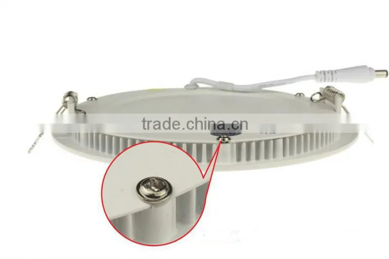 2015 Hottest high quality energy saving 9w round led panel light,with 2 years warranty