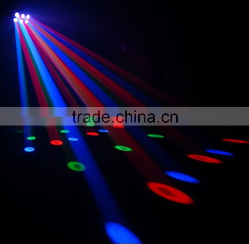 factory 24x3w rgbw 6 hole dmx disco led dj light stage lighting pro