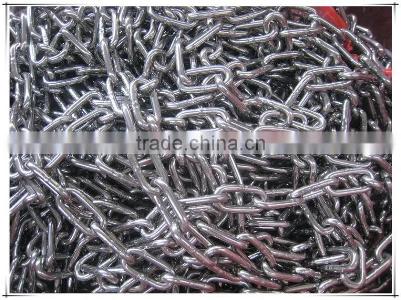 Welded Din763 Marine Link Chain Or Anchor Chain