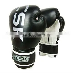 Synthetic leahter cheap training boxing gloves