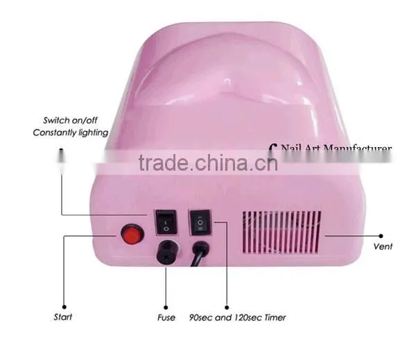 Wholesale Pink 36w uv nail lamp / nail uv lamp rohs