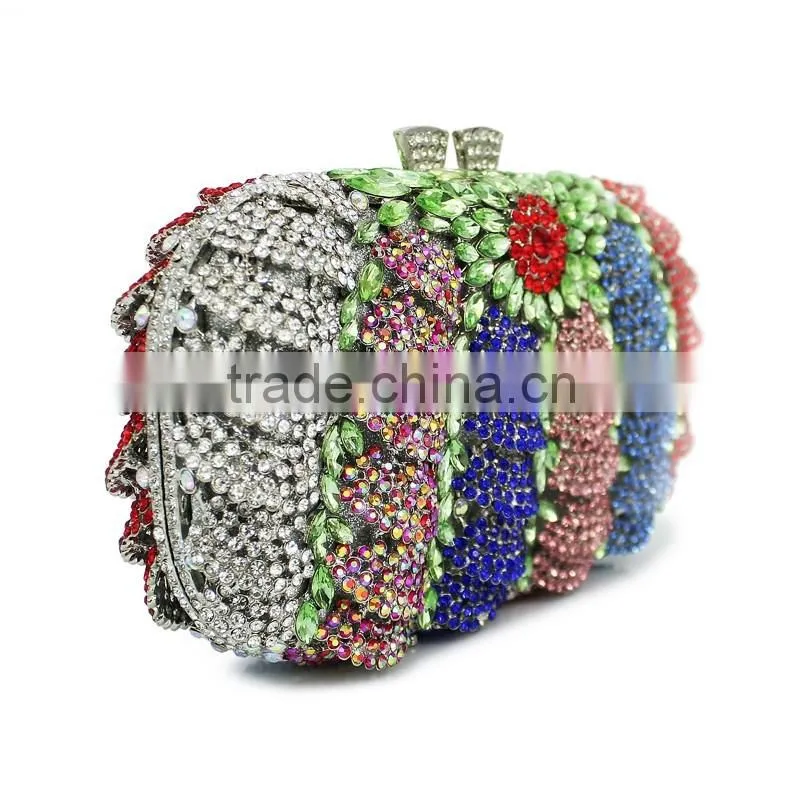 Luxury fashion personality charm mini clutch evening bag ladies handbag party party purse shoulder bag (8766A-G2)