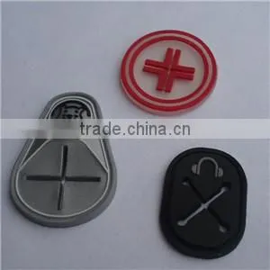 Customized promotion fashion cartoon silicone trademark/brand name