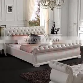 Modern Furniture Design hotel leather double bed design furniture