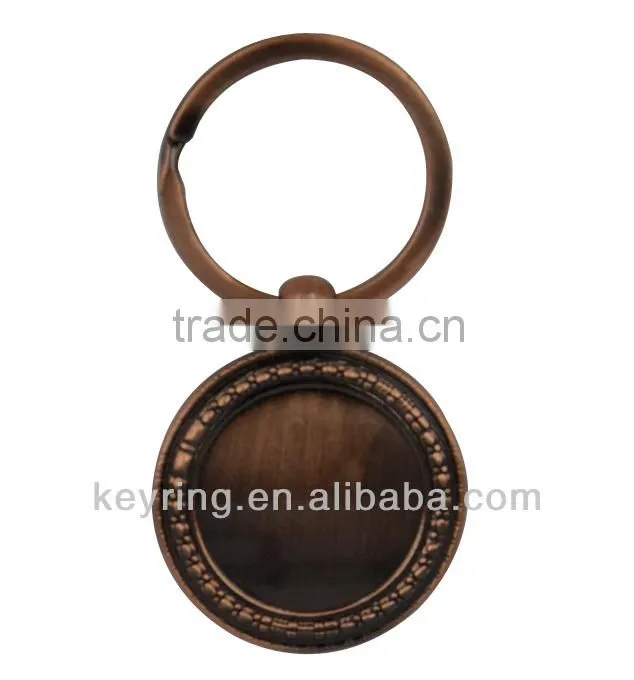 unique custom metal blank keychain without logo