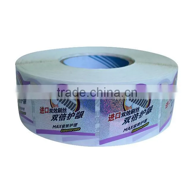 silver foiled vinyl sticker roll made in China