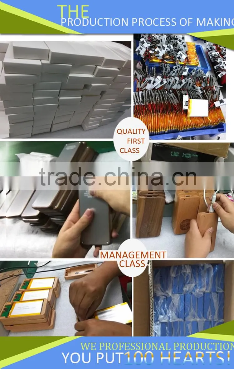 Power bank 2015 wooden powerbank cheap powerbank with lithium polymer powerbank
