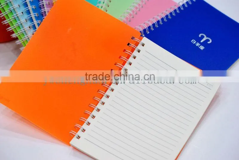 China alibaba Yiwu plastic B5 size pp cover Loose-leaf notebook