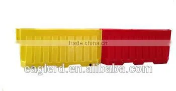 2m water filled plastic traffic barrier