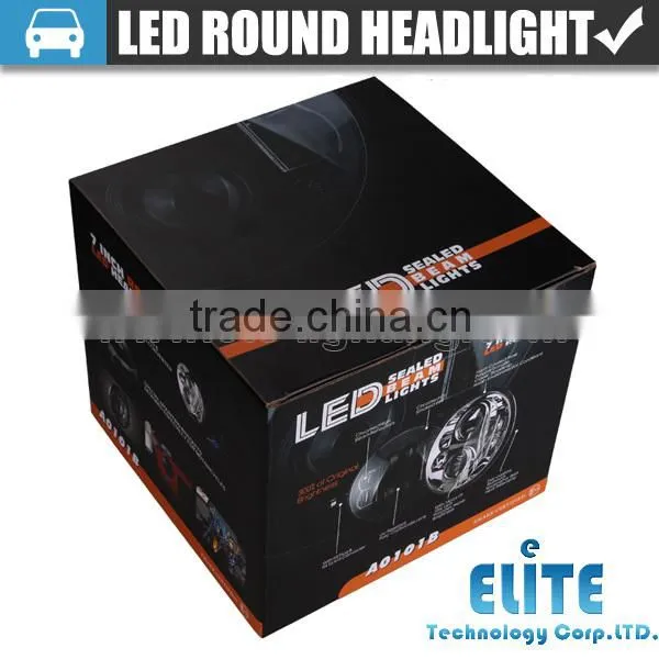 Factory wholesale 7" 7inch halo led headlight LED Sealed Beam Lights