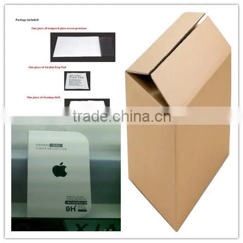 2015 Gold Mirror Color Tempered Glass Screen Protector For iPhone 5