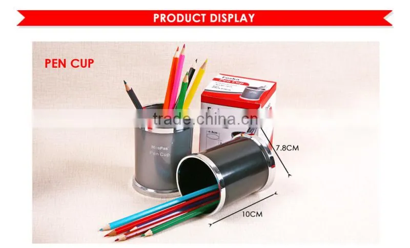 Wholesale Plastic Pen Cup with High Quality