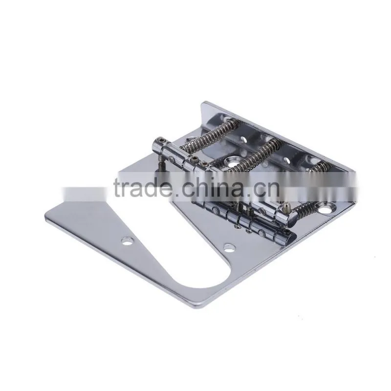 Electric Guitar Bridge with 3 Compensated Saddles