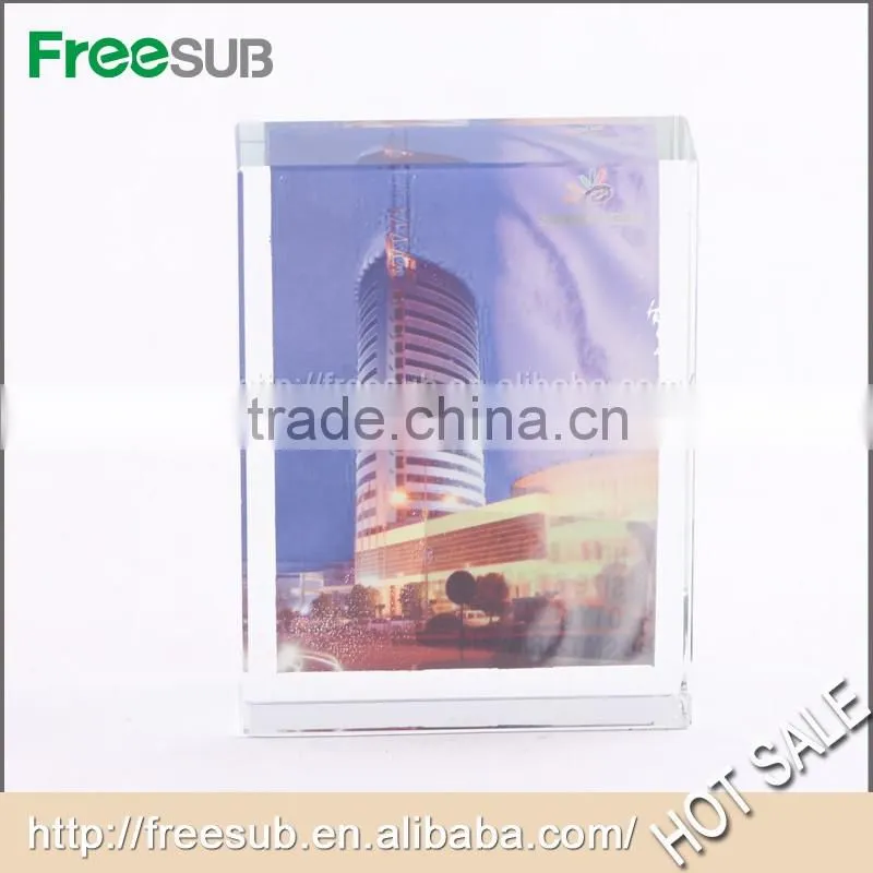 Good Quality Crystal Glass Picture Frame For Sublimation Machine