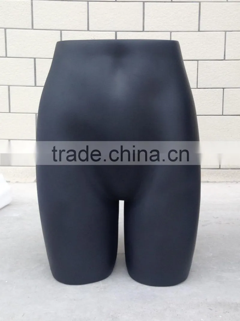 Matte Black Female Underwear Buttocks Form Mannequin-Female bottom