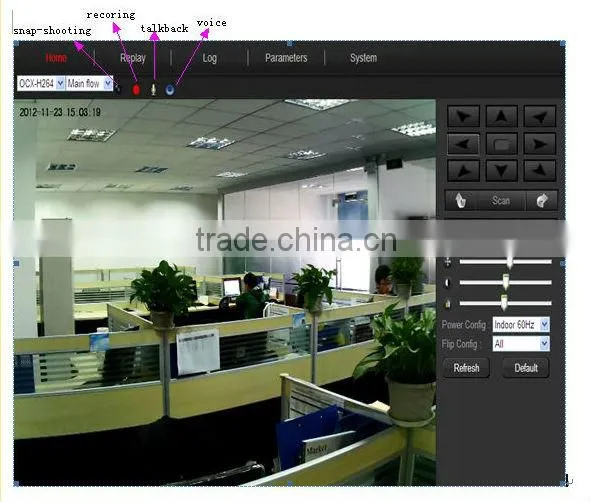 IPS HD 1080P Sony MX 122 CMOS 3.6 mm fixed lens15-20m IR view distance with 30pcs leds Dome IP Cameras IPS-HS1822L