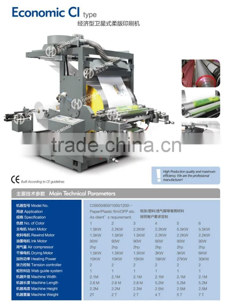 Copying Paper Flexo Printing Machine