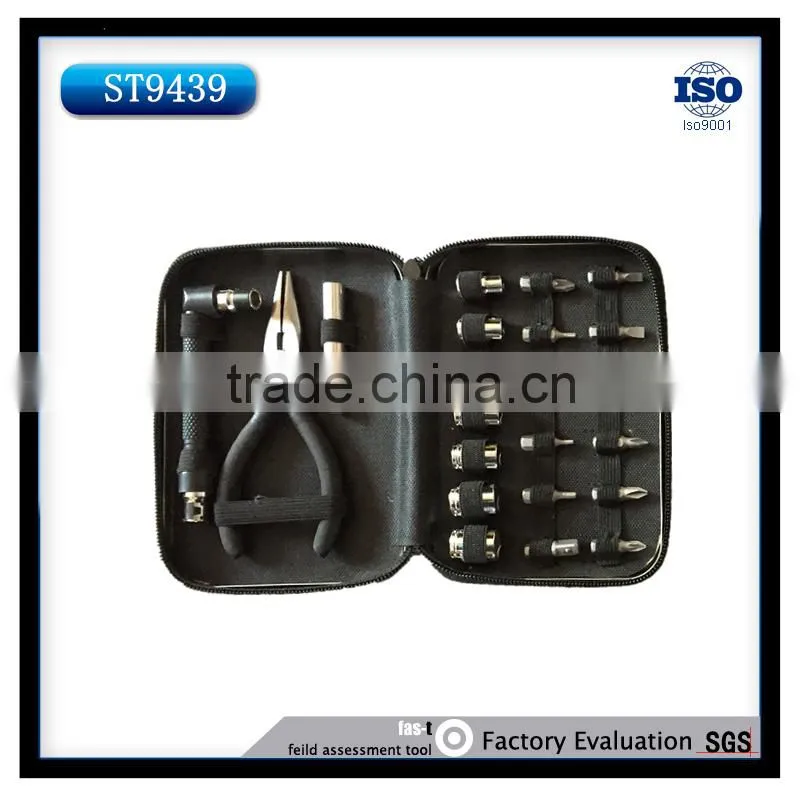 23pcs DIY promotion carbon steel tin box tool set