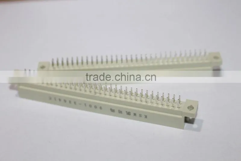Eurocard connector male v/t 2 row 64 pin