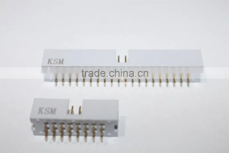 Box Header 2.54mm V/T grey 10~40pin