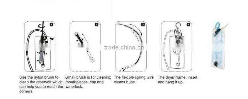 FDA Free popular hyration bladder,water bladder 1-3L from wal-mart audited factory