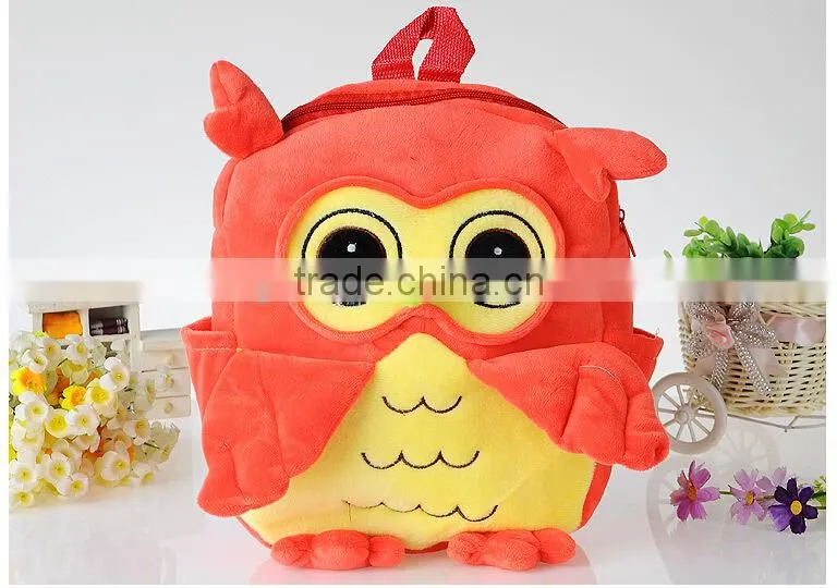 Hot selling cute cartoon animal school bags for kids