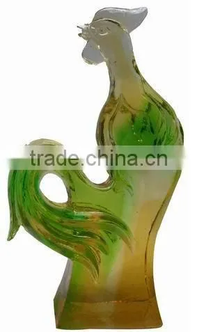 BJ056 color crystal decoration / good luck rooster