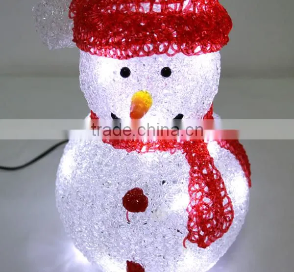 DIY small night light led motif snowman