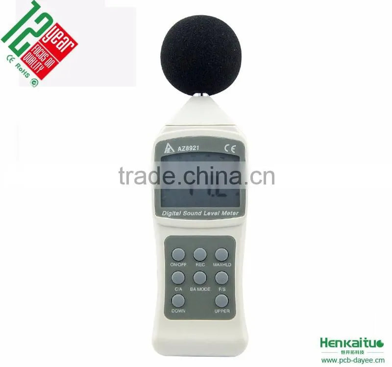 Digital Class 2 Sound Level Meter Online Order Db Analysis Instrument AZ 8921