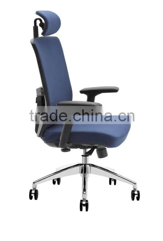 Mesh chair with adjustable arms