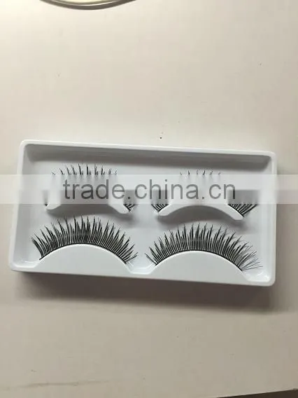 Fake eyelashes False Eyelashes for wholesale With custom eyelash packaging chemical fiber eyelashes