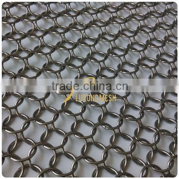 transparent mesh fabric,small decorative folding screen,metal mesh fabric