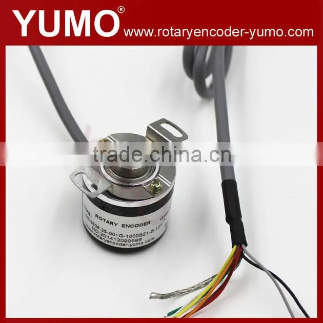 IHC3806 China Bore Optical Encoder price optical dc motor hollow shaft incremental rotary encoder