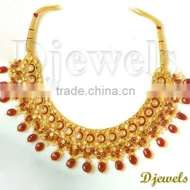 Kundan Bridal Necklace Sets, Jaipur Bridal Kundan Necklace Sets, Kundan Jewelry