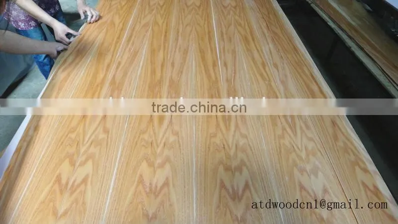 red oak veneer board