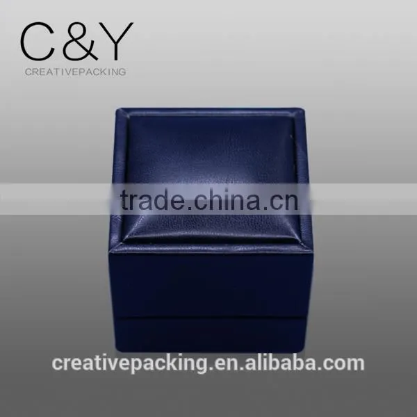 Pocket-size style leather jewelry gift box with pillow