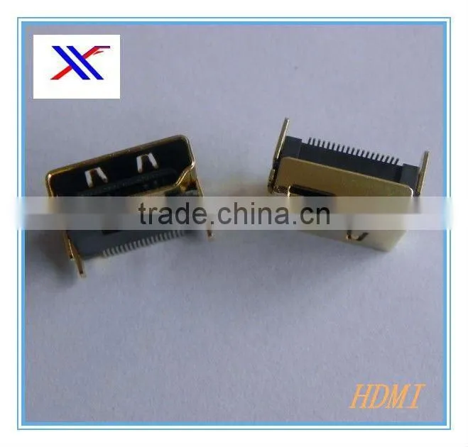 HDMI with usb connector with plating iron