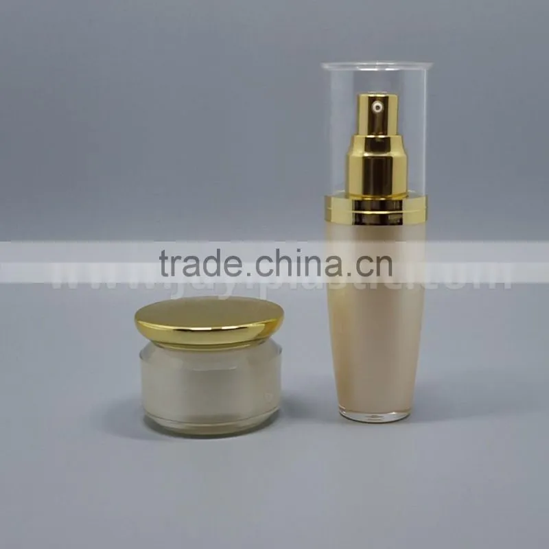 Mushroom Shape Plastic Acrylic Lotion Bottle Cosmetic Packaging ,Hot Sale Acrylic Cosmeitc Bottles For Skin Care