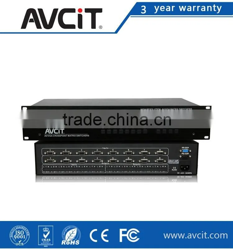 8x8 Video VGA matrix switches VGA Switches for home theatre